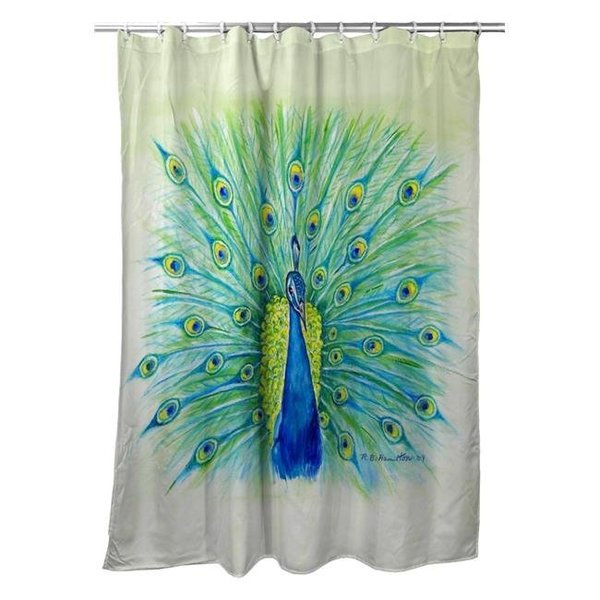 Betsy Drake Betsy Drake SH758 70 x 72 in. Peacock Shower Curtain SH758